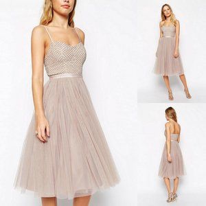 BHLDN Needle & Thread Coppelia Dress Size 4 NWT